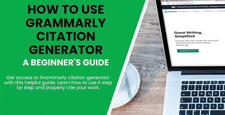 A laptop's screen with grammarly open on it