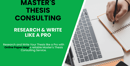 Research & Write Like a Pro with OPH's Master's Thesis Consulting