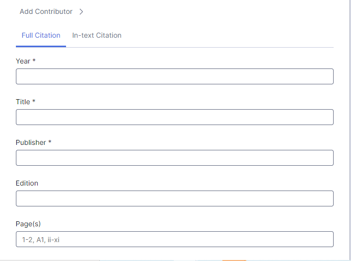 Using Grammarly Citation Generator - step 3